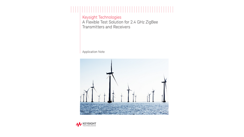 A Flexible Test Solution for 2.4 GHz ZigBee Transmitters and Receivers 